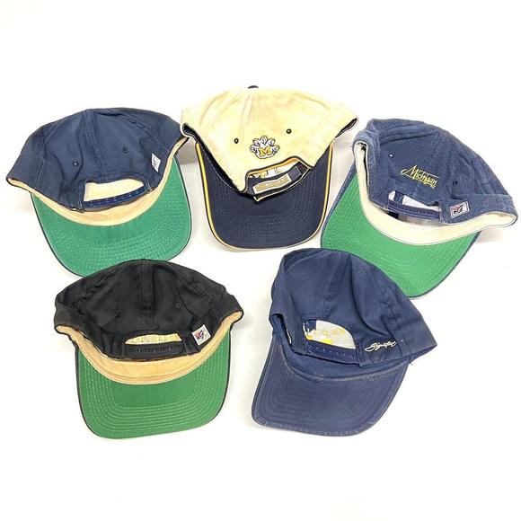 Lot Of 5 VTG Hats Michigan Wolverines Rare The Game Designer Award Signature - Picture 2 of 12